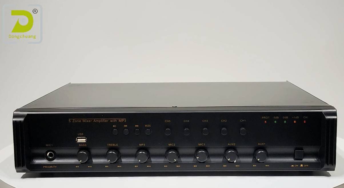 5 zones power mixer amplifier with MP3 Y-2060FU