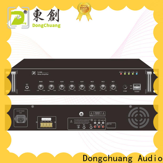 Dongchuang top quality speaker mixer amplifier factory for show